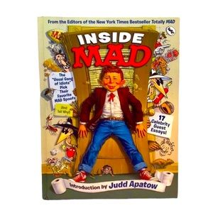 🍄 INSIDE MAD Introduction By Judd Apatow Hardcover Book